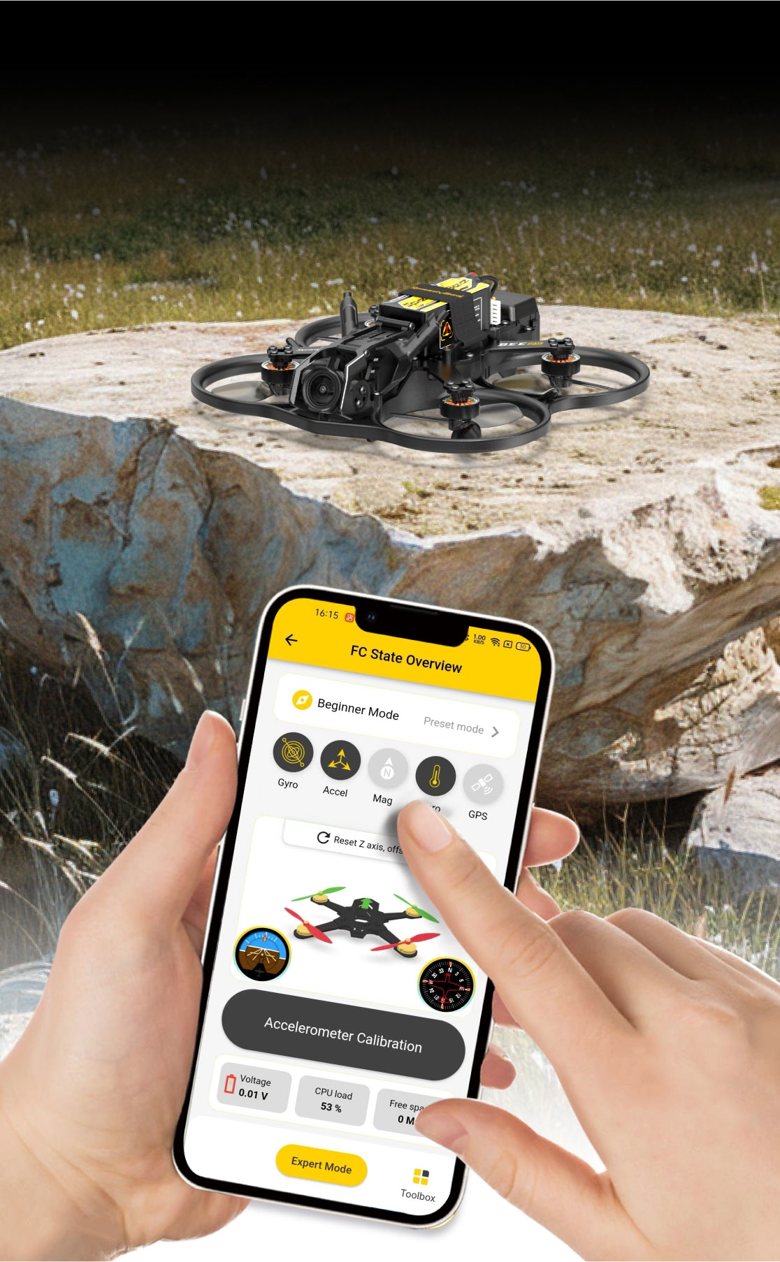 SpeedyBee Bee25 SpeedyBee Bee25 - 4S HD O3 Air Unit 2.5 inch FPV, SpeedyBee Bee25