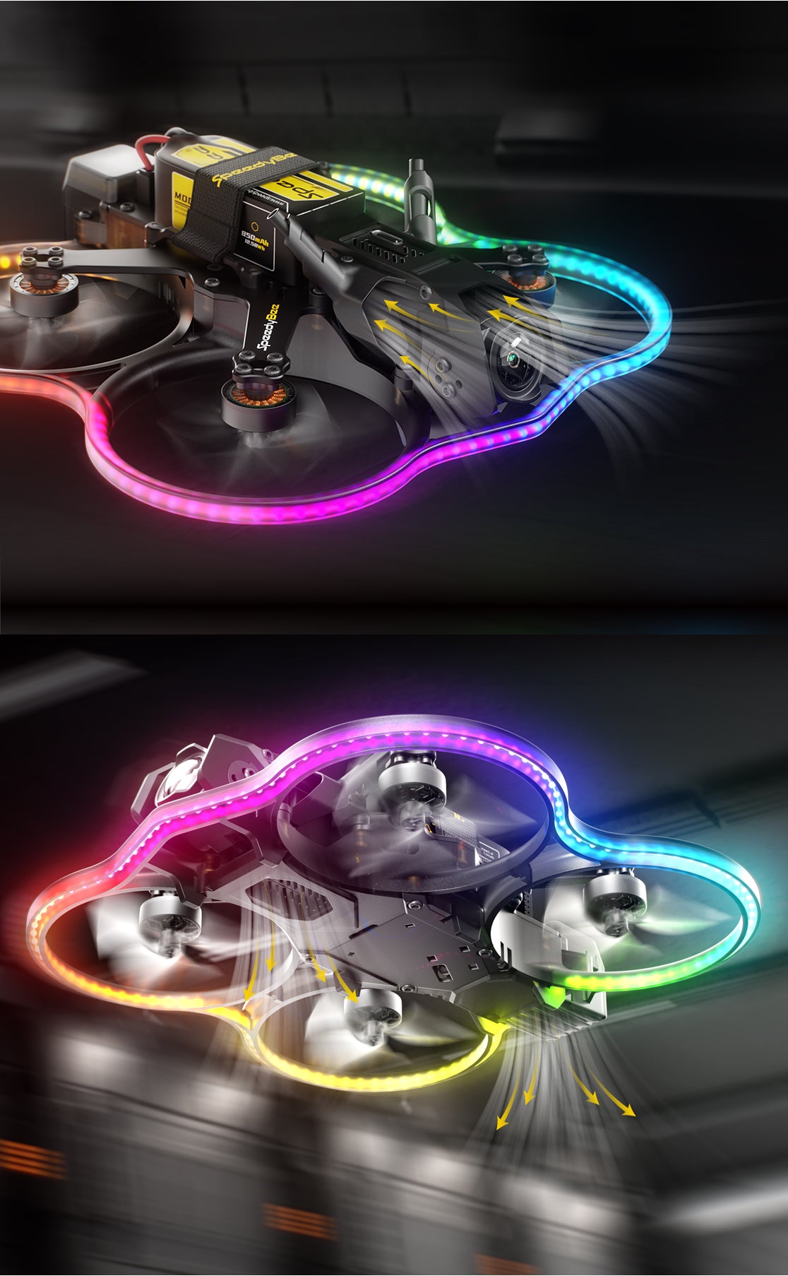 SpeedyBee Bee25 SpeedyBee Bee25 - 4S HD O3 Air Unit 2.5 inch FPV, SpeedyBee Bee25