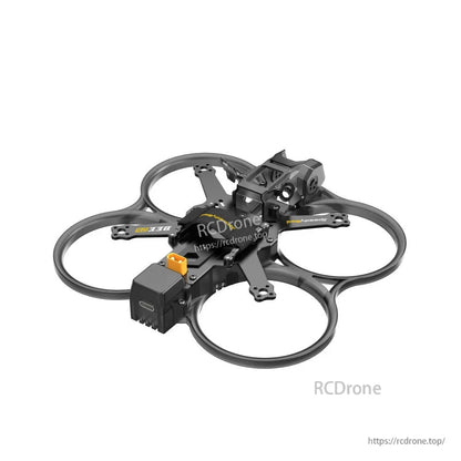 SpeedyBee Bee25 2.5-inch ducted FPV frame with carbon plates, front camera mount, and rear USB-C module