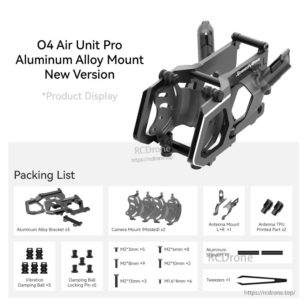 SpeedyBee Bee25/Master 3X O4 Pro Aluminum Alloy Head (New Version)