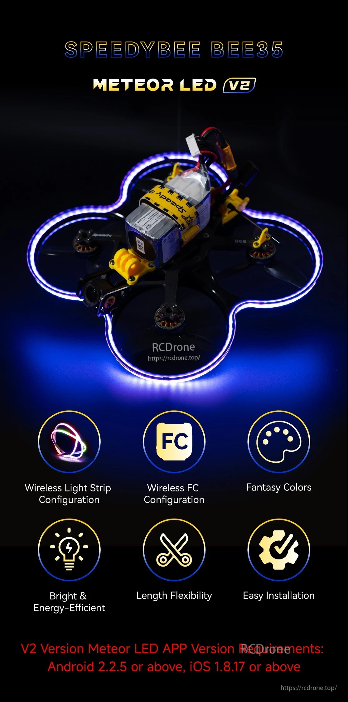 SpeedyBee Bee35 Meteor LED V2