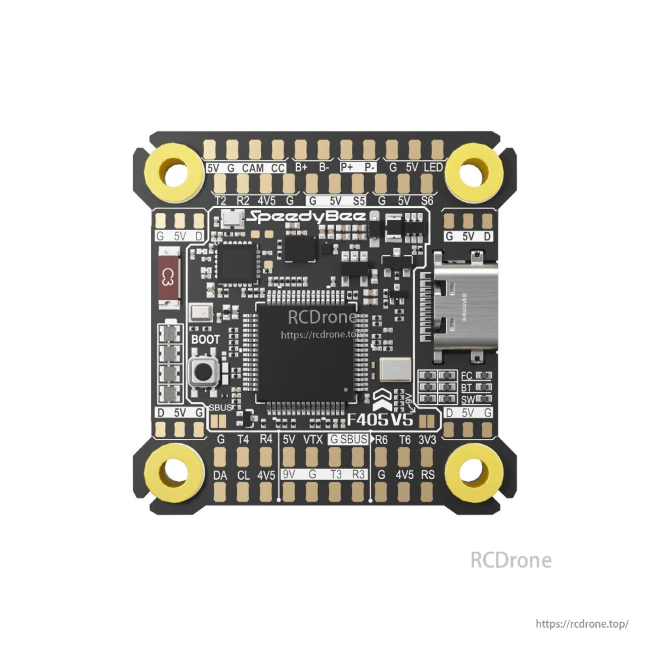 SpeedyBee F405 V5 OX32 55A 30x30 Model Aircraft FC & 4-in-1 ESC Stack with ICM42688 Gyro, STM32F405, Wireless Tuning & 16MB Blackbox