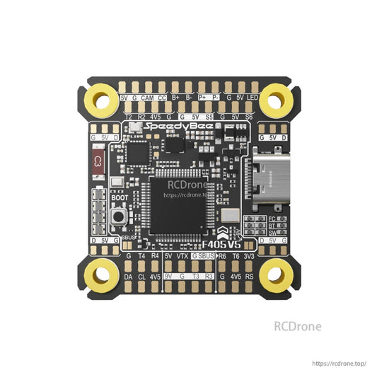 SpeedyBee F405 V5 OX32 55A 30x30 Model Aircraft FC & 4-in-1 ESC Stack with ICM42688 Gyro, STM32F405, Wireless Tuning & 16MB Blackbox