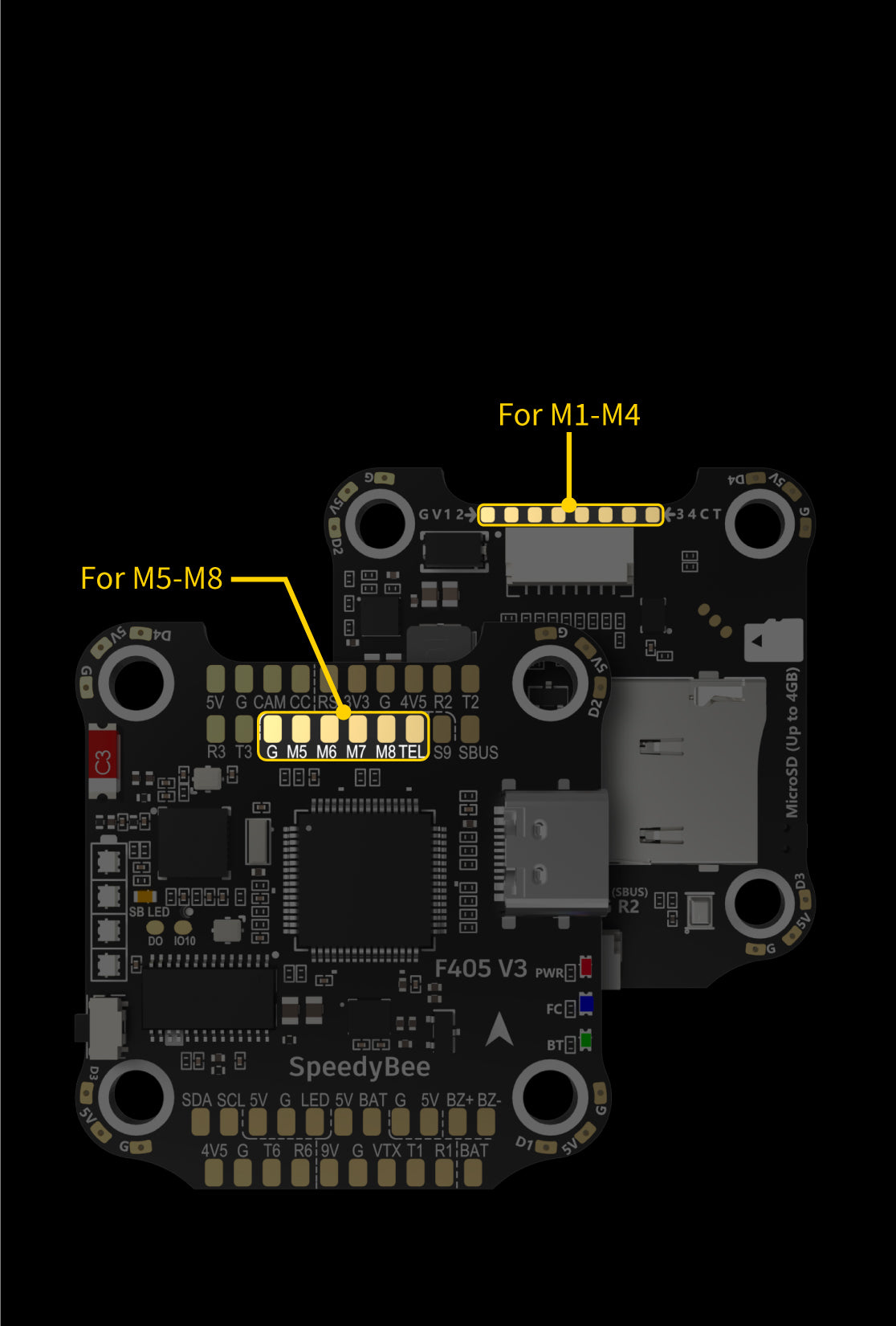 SpeedyBee F405 V3 ESC Stack, SpeedyBee F405 BLS 60A