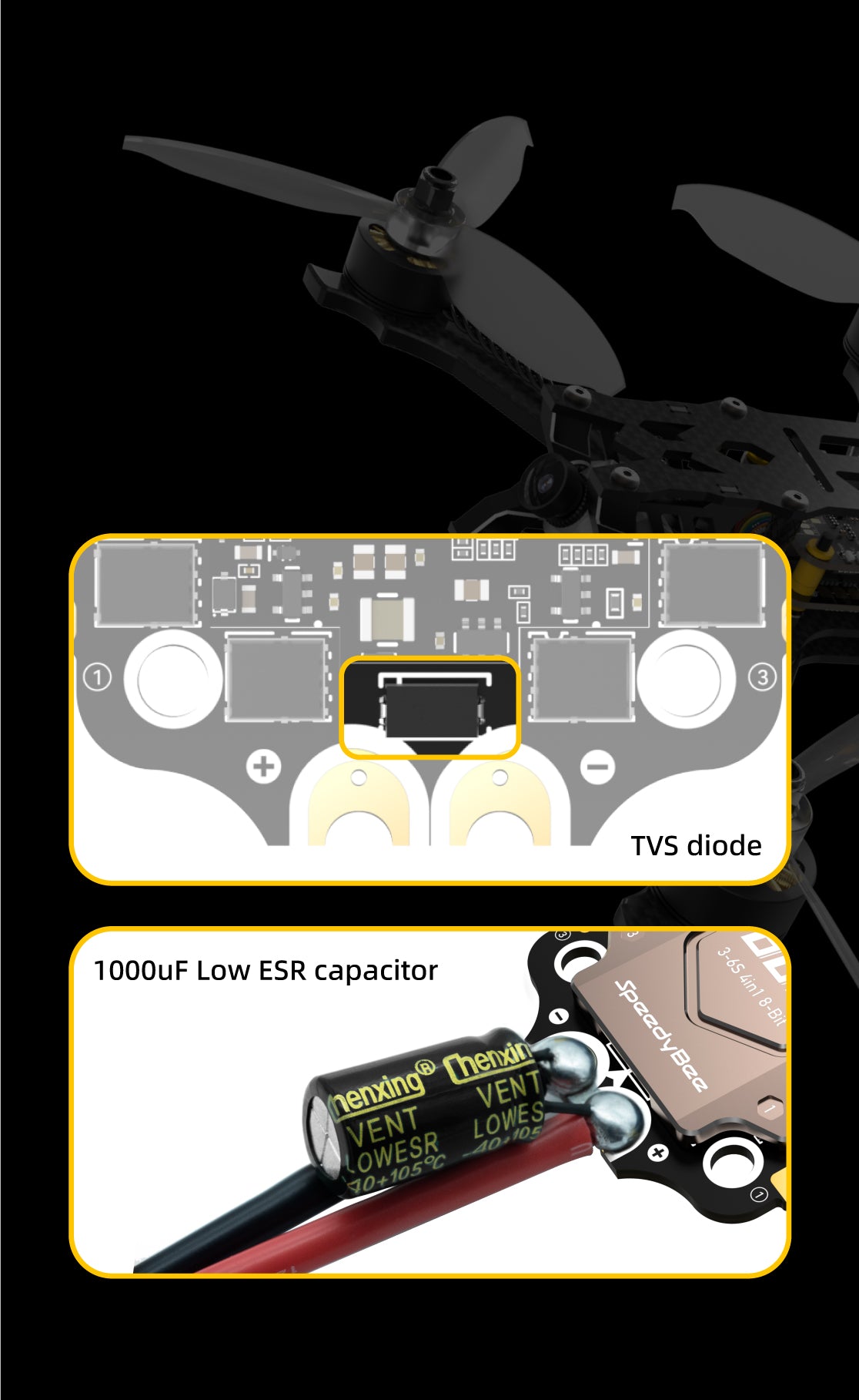 SpeedyBee F405 V3 ESC Stack, SpeedyBee F405 BLS 60A