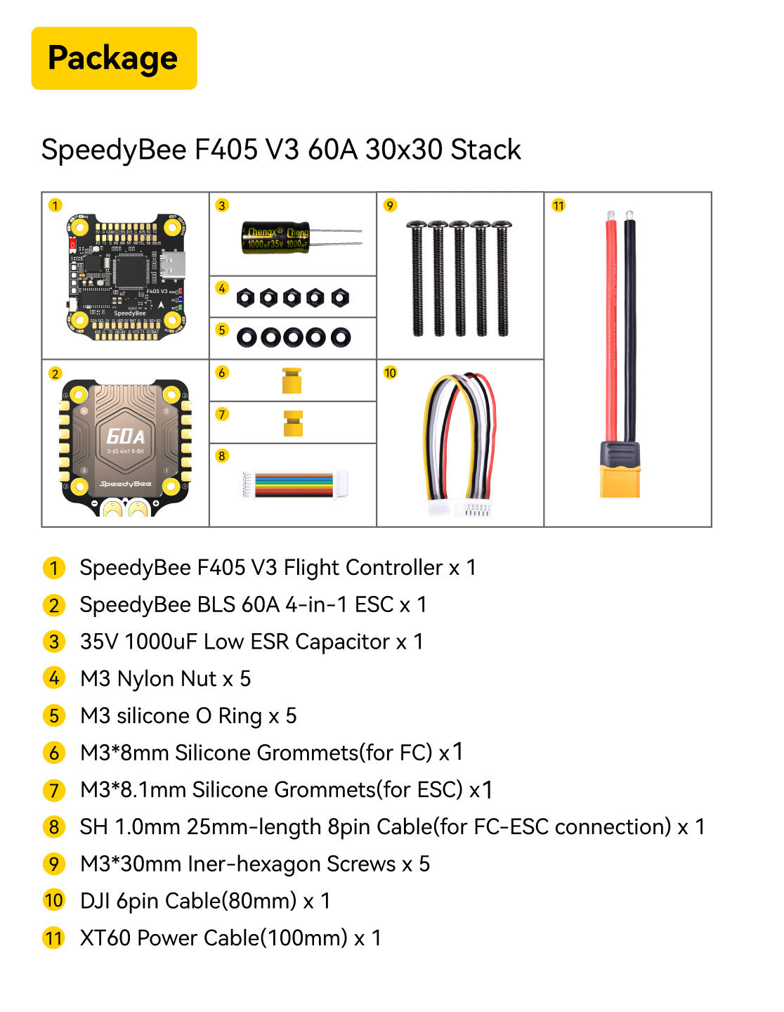 SpeedyBee F405 BLS 60A SpeedyBee F405 BLS 60A