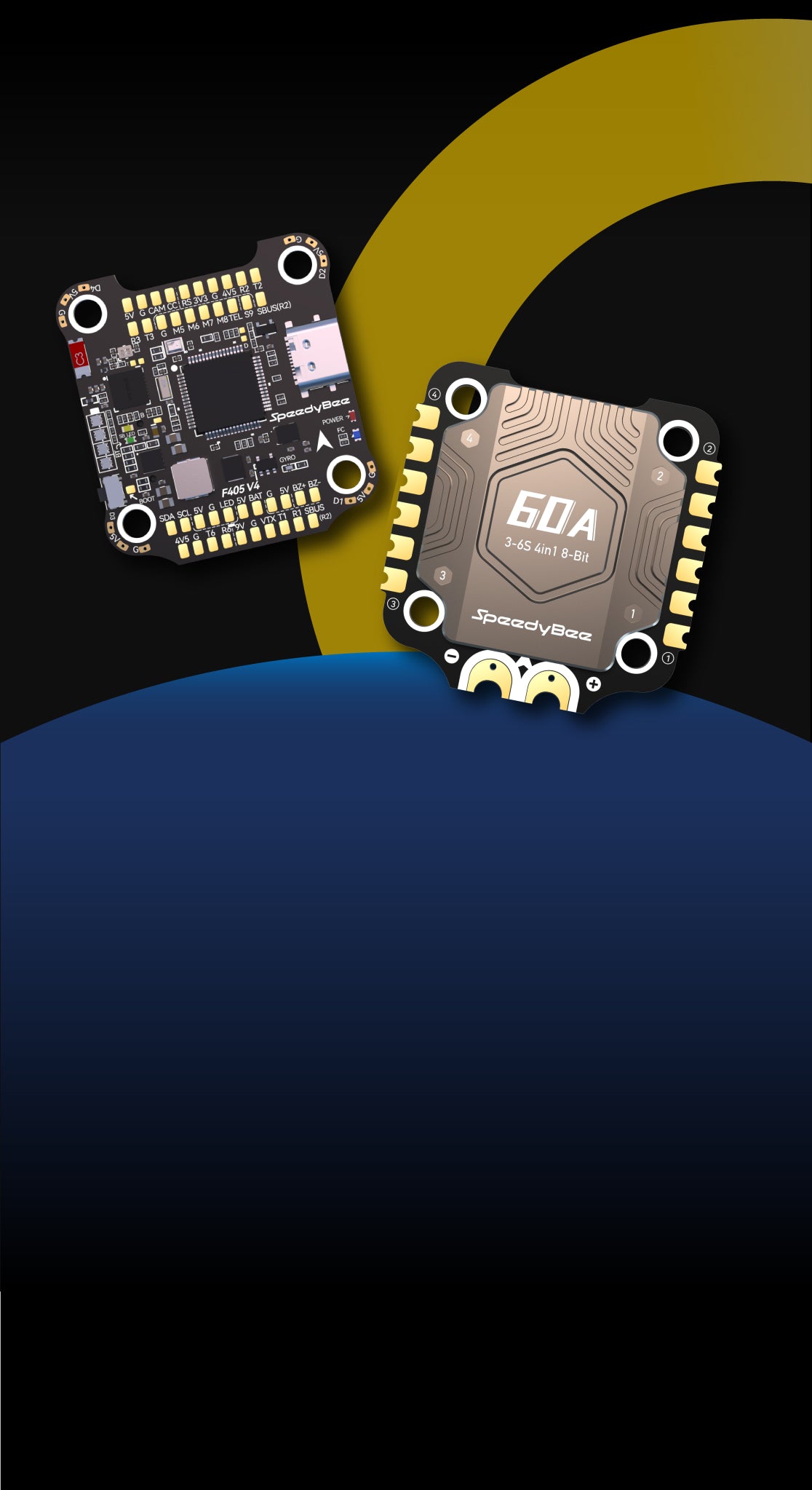 SpeedyBee F405 BLS 60A SpeedyBee F405 V4 BLS 30x30 FC ESC Stack, SpeedyBee F405 BLS 60A