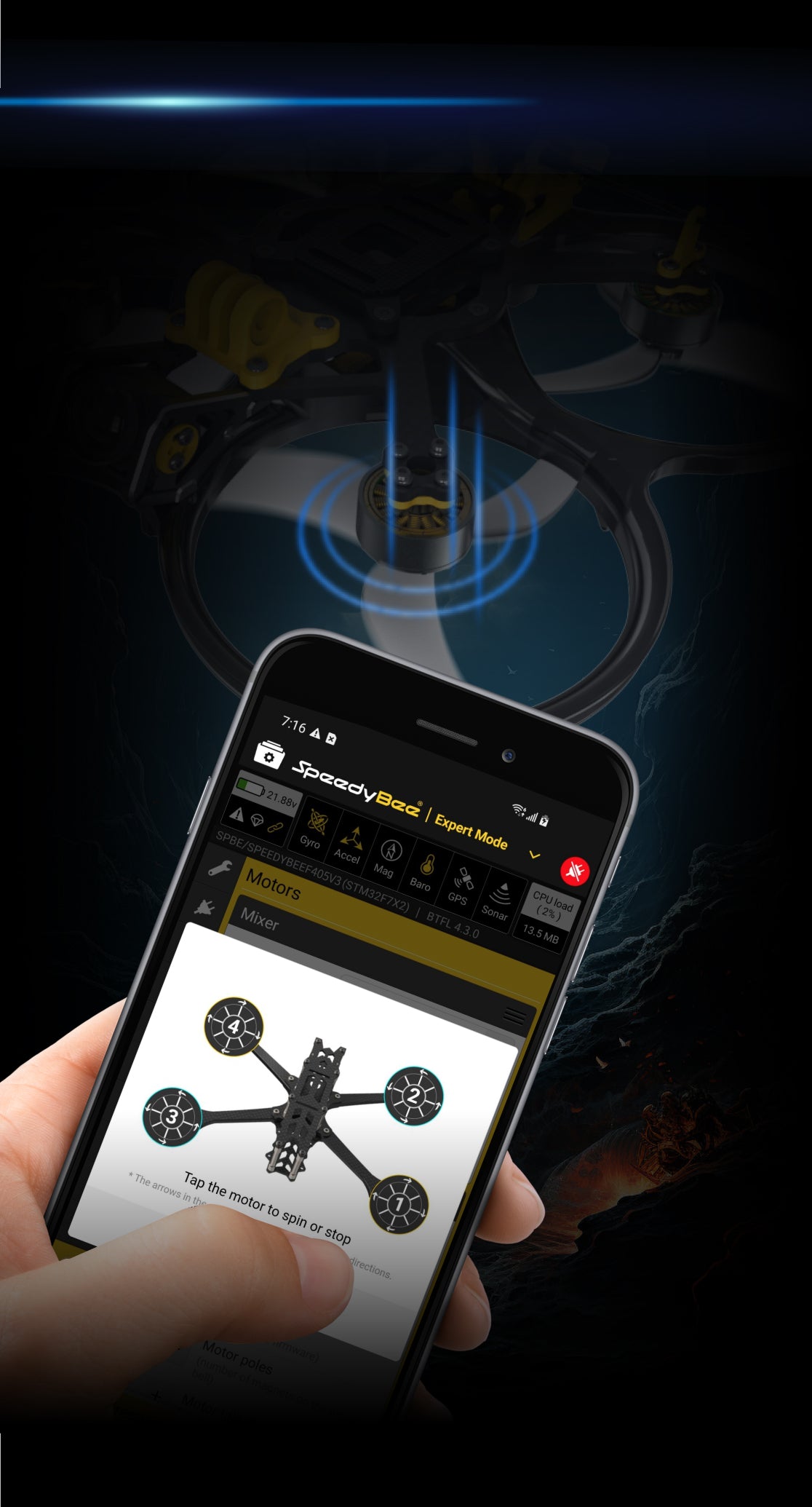 SpeedyBee F405 BLS 60A SpeedyBee F405 V4 BLS 30x30 FC ESC Stack, SpeedyBee F405 BLS 60A