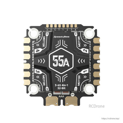 SpeedyBee F405 V5 OX32 55A 30x30 Model Aircraft FC & 4-in-1 ESC Stack with ICM42688 Gyro, STM32F405, Wireless Tuning & 16MB Blackbox