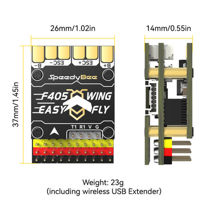 SpeedyBee F405 WING MINI Fixed Wing Flight Controller