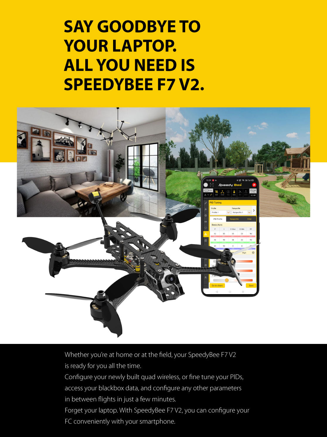 SpeedyBee Stack SpeedyBee F7 V2 Flight Controller, SpeedyBee Stack