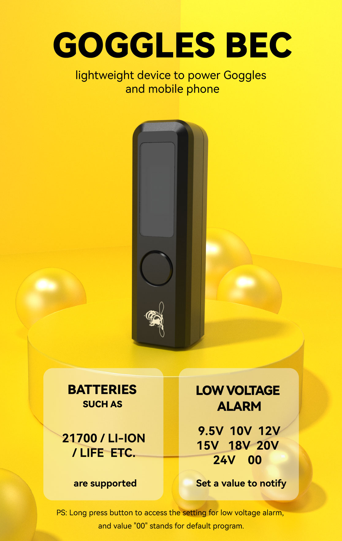 SpeedyBee Goggles BEC SpeedyBee Goggles BEC