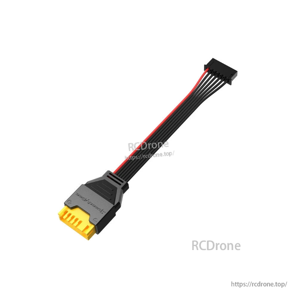 SpeedyBee JST-XH 2-6S LiPo Battery Balance Cable, SpeedyBee 2–6S LiPo balance cable with XT60-style yellow connector and black JST-XH plug lead
