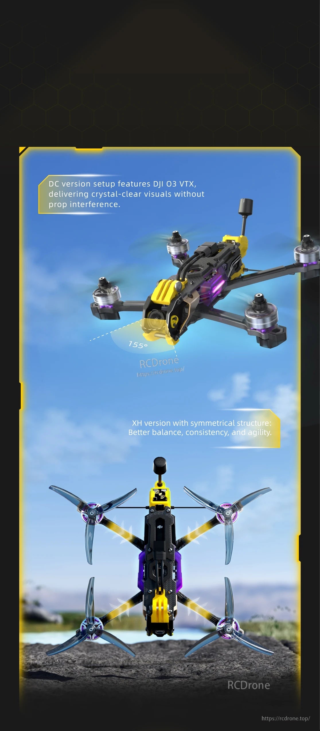 SpeedyBee Mario 5 DC/XH Drone Upgrade Kit
