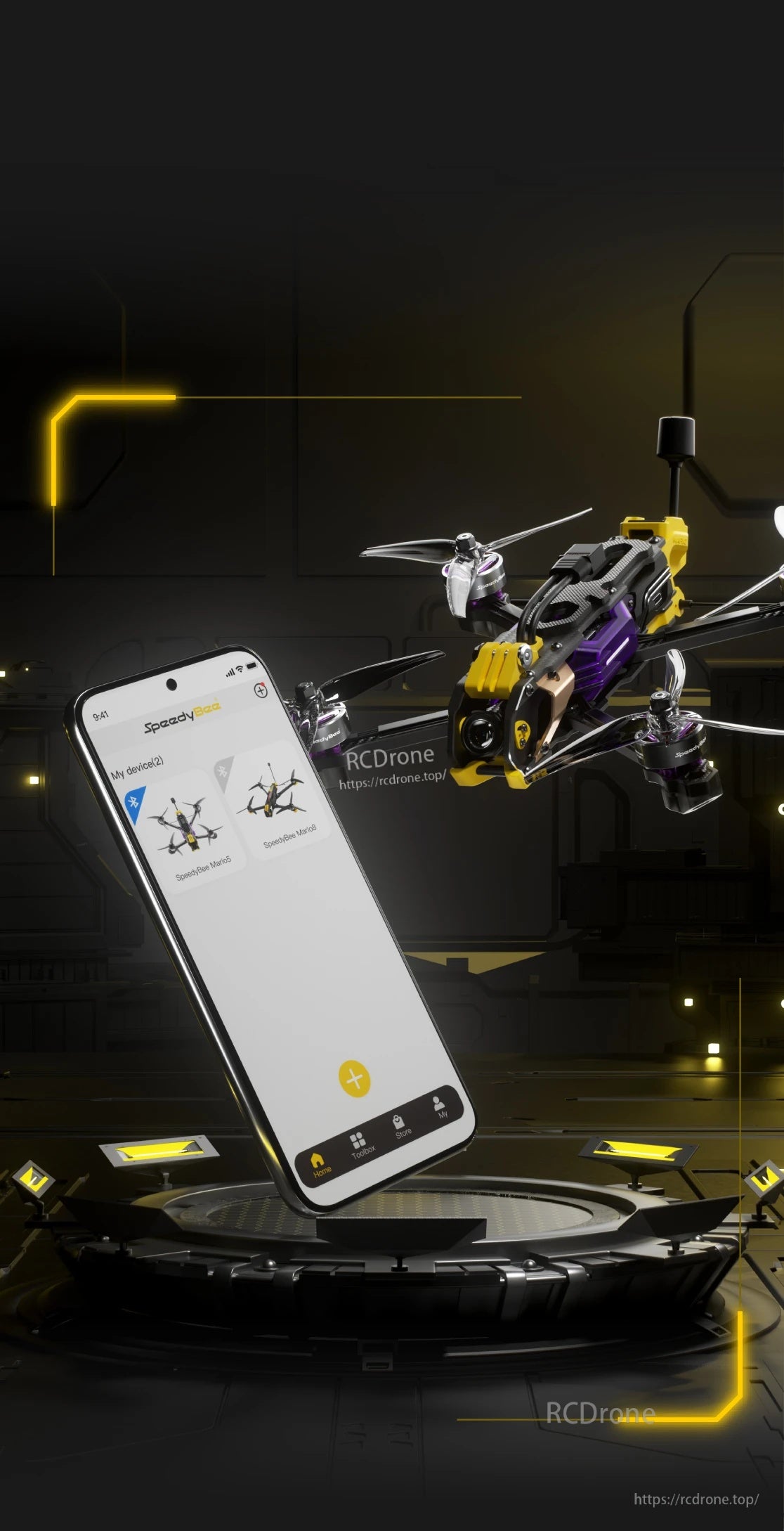SpeedyBee Mario 5 DC/XH Drone Upgrade Kit