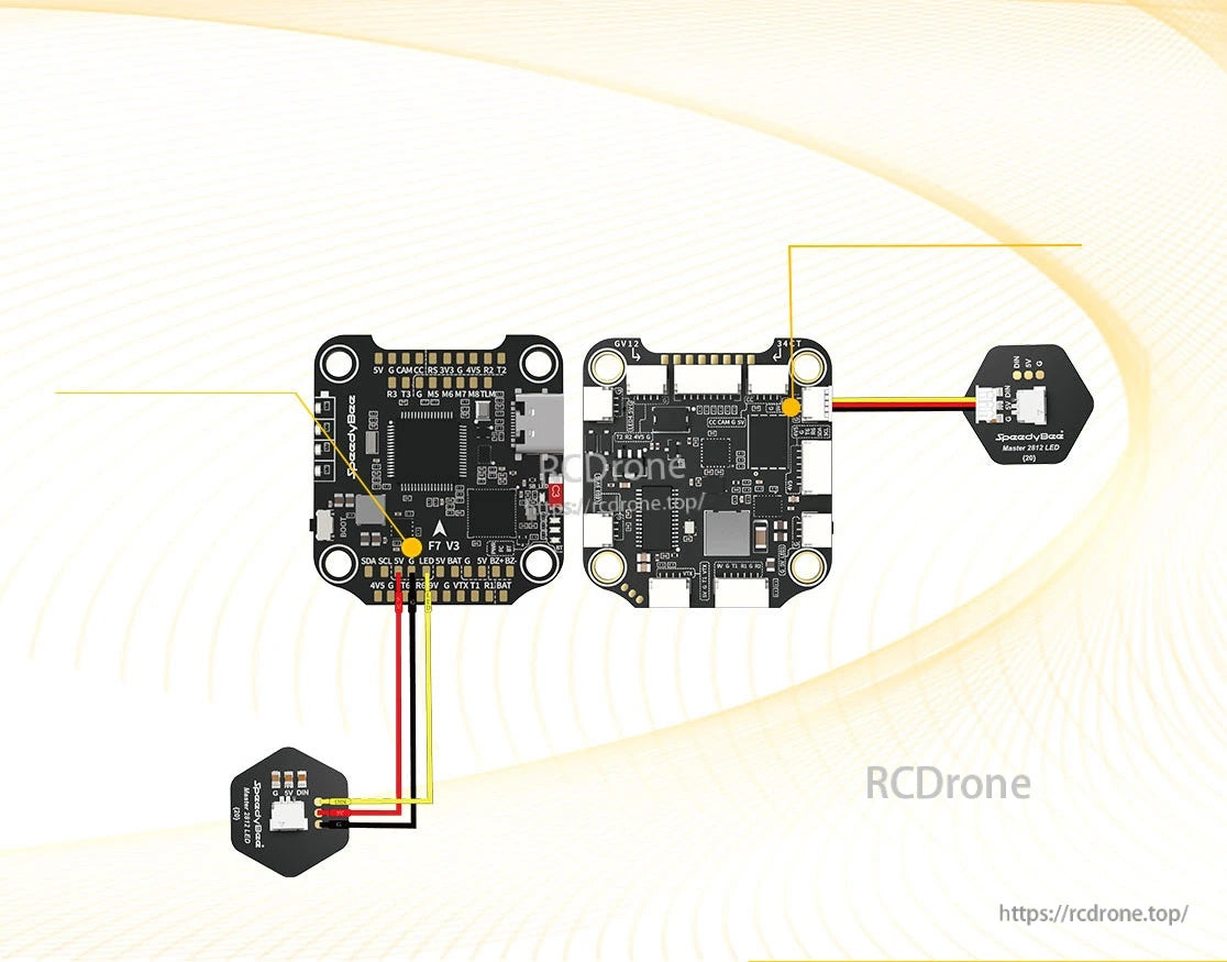 SpeedyBee Master 5 V1 V2 Programmable 2812 Cellular LED