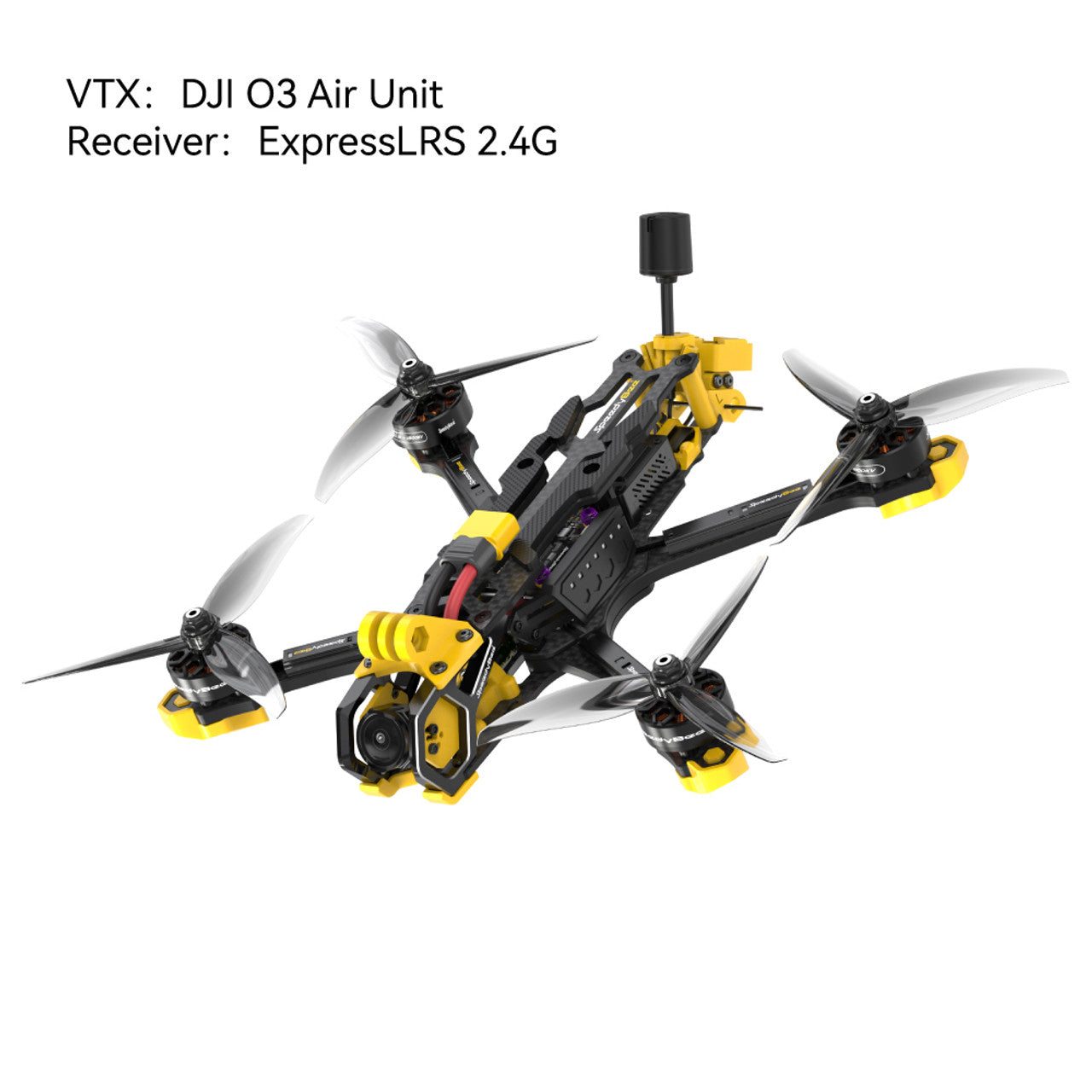 SpeedyBee Master 5 V2 freestyle FPV drone features a DJI O3 Air Unit and 5-inch screen.