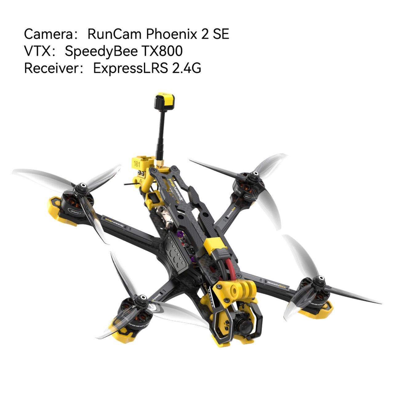 SpeedyBee Master 5 V2, 5-inch Freestyle FPV drone with HD camera and receiver