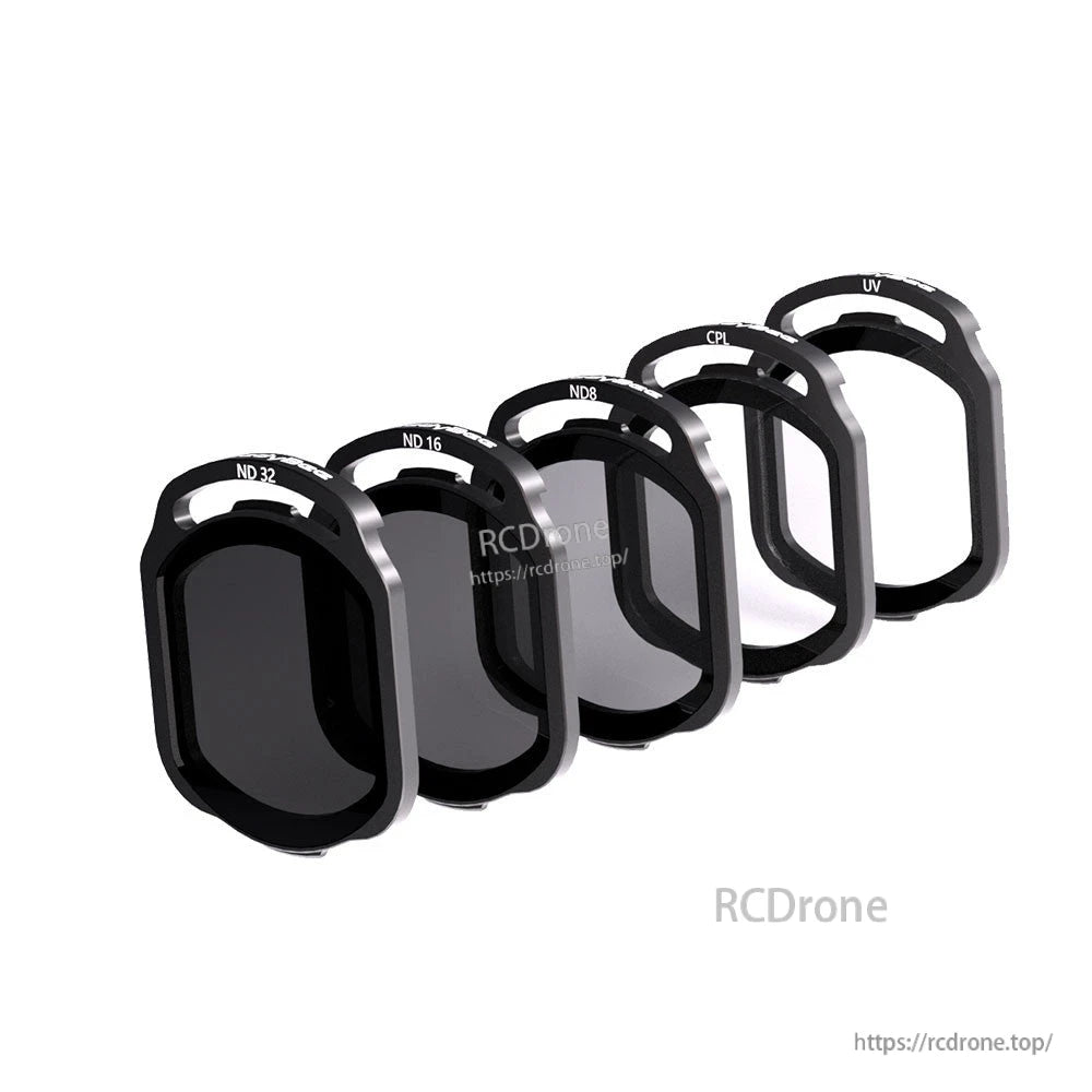 SpeedyBee ND/UV/CPL Lens Filter, SpeedyBee lens filter set with ND32, ND16, ND8, CPL and UV filters in black frames