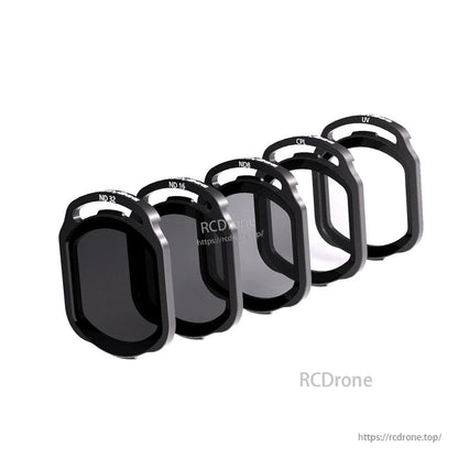 SpeedyBee ND/UV/CPL Lens Filter, SpeedyBee lens filter set with ND32, ND16, ND8, CPL and UV filters in black frames