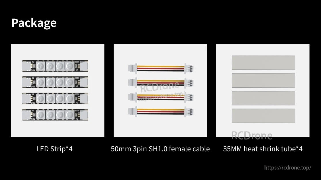SpeedyBee Programable 2812 Arm LEDs (4 Pcs)