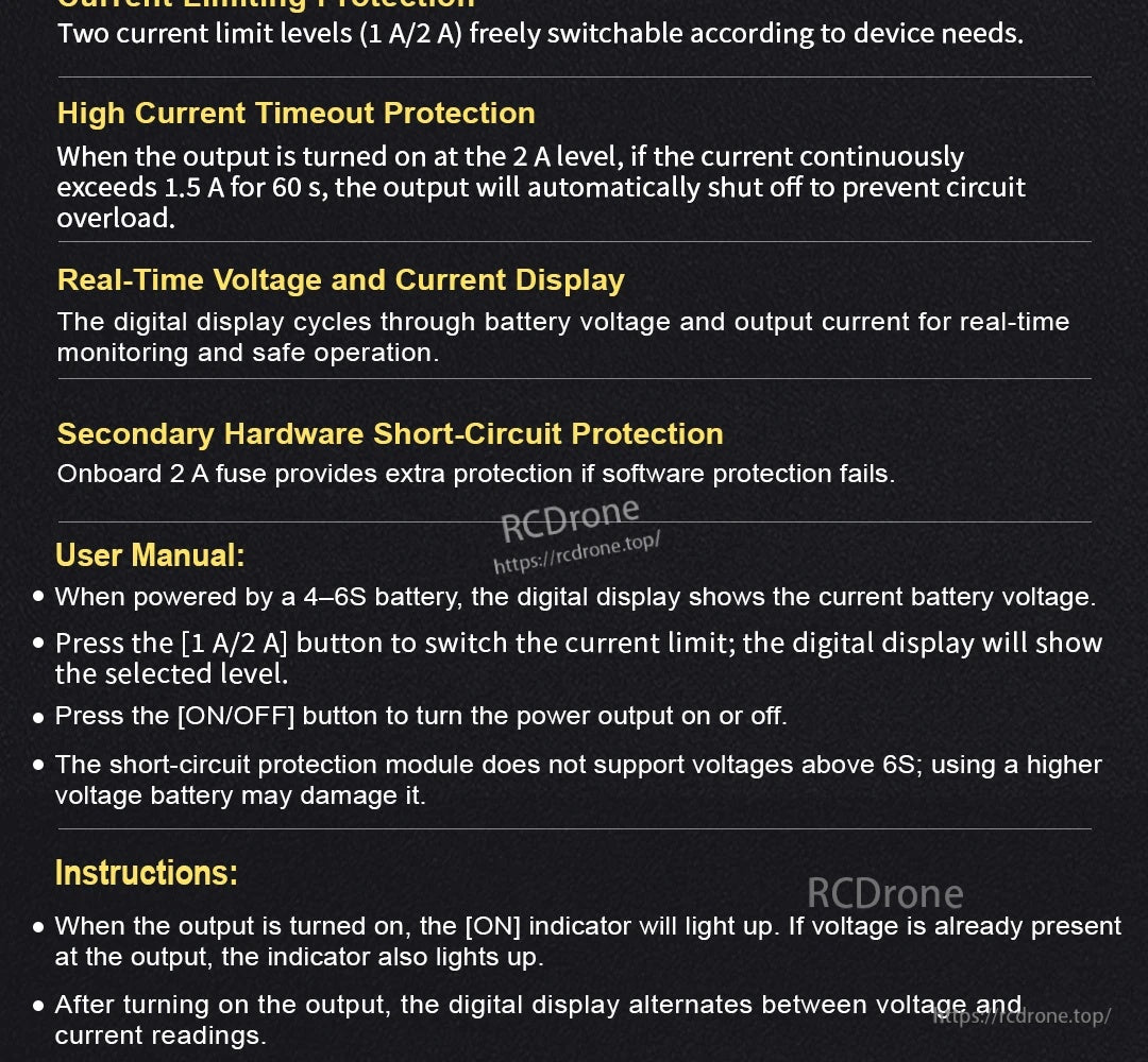SpeedyBee Short-Circuit Protector Smart Power Tester