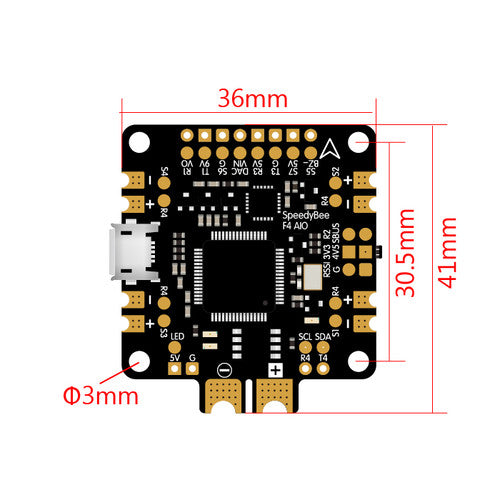 Speedybee F4 AIO Flight Controller Ver 2.0