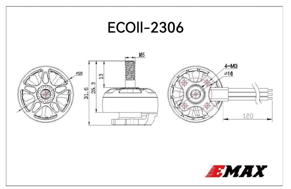 Speedybee MAX ECO 2306 1900KV Brushless FPV Motor, The ECO II Series introduces the next generation of affordable brushless motors, offering improved performance for all.