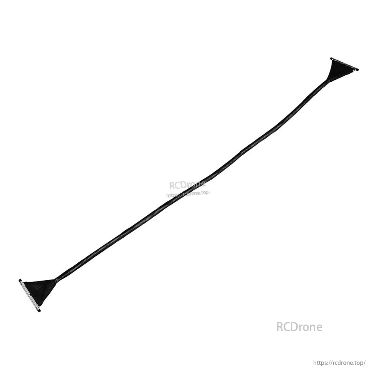 Standard MIPI digital video interface 26P cable, Black 26P MIPI cable with triangular ends, compatible with RunCam Link and DJI Air Unit, featuring a flexible connector for standard digital video interface.