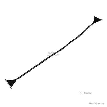 Standard MIPI digital video interface 26P cable, Black 26P MIPI cable with triangular ends, compatible with RunCam Link and DJI Air Unit, featuring a flexible connector for standard digital video interface.