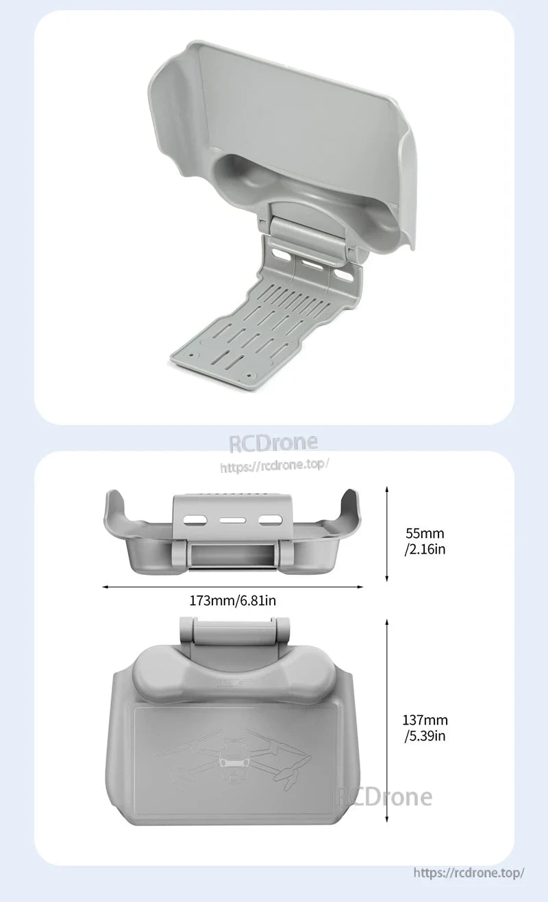 StartRC 2-in-1 Sun Hood Joystick Cover, Protect your DJI RC Pro controller with this 2-in-1 sun hood and joystick cover screen protector for Mavic 3, Mini 3 Pro, and Mini 4 Pro.