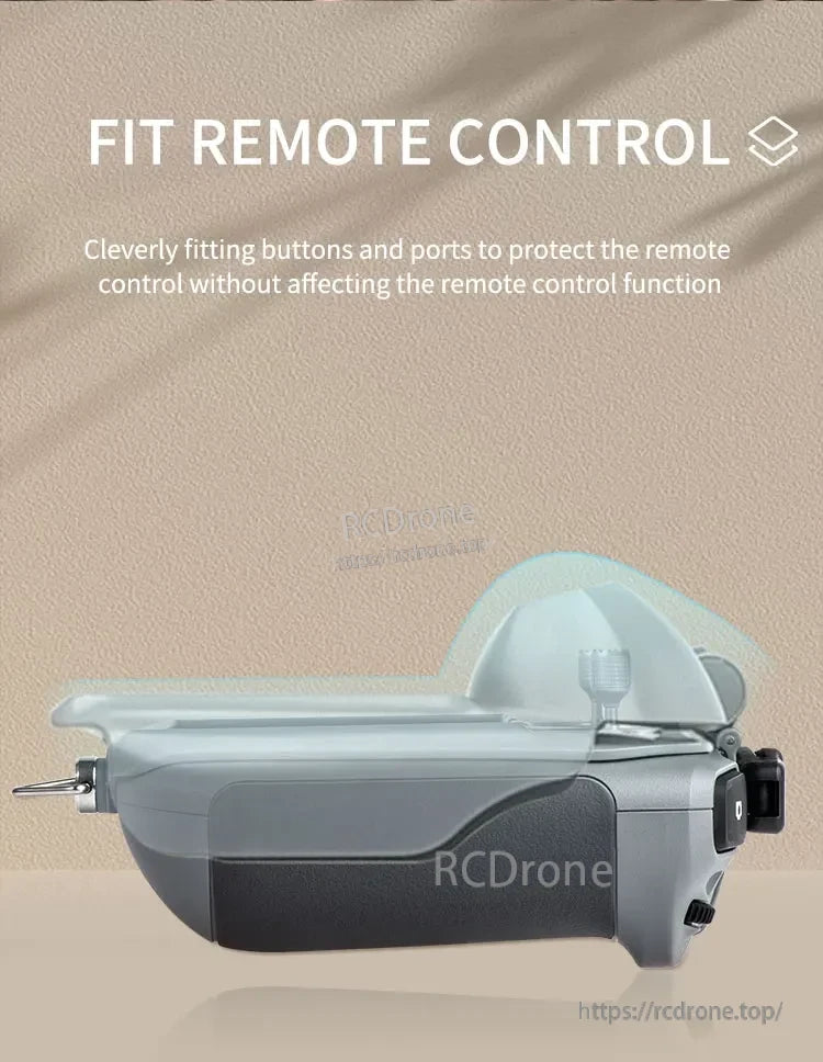 StartRC 2-in-1 Sun Hood Joystick Cover, Fit Remote Control features strategically placed buttons and ports to protect the device while maintaining full functionality.