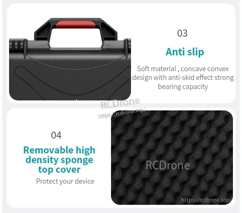StartRC DJI Neo Case, Anti-slip handle, removable sponge cover for protection