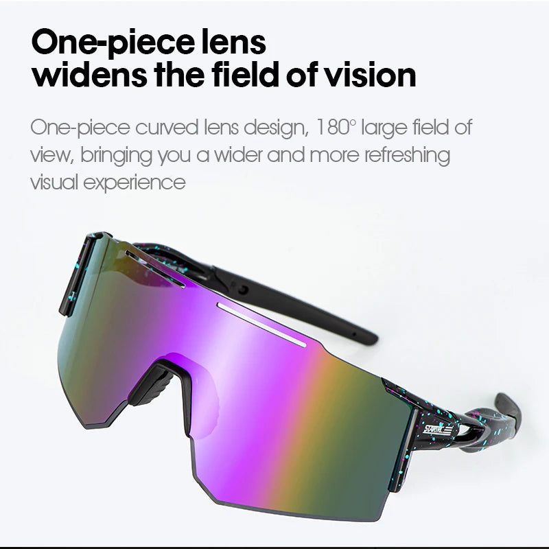 StartRC Drone Flight Goggle, One-piece lens widens field of vision, offering 180° view and enhanced visual experience