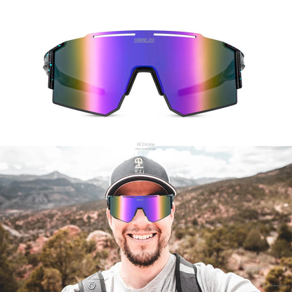 StartRC Drone Flight Goggle, Lightweight TR90 frame flight goggles with polarized TAC lenses, designed for DJI drones by StartRC.
