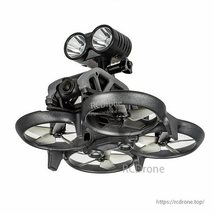 STARTRC Drone Searchlight pour DJI Avata, 135lm 4 modes USB Lumière rechargeable, 520mAh 3W, GOPRO/1/4IN MONT