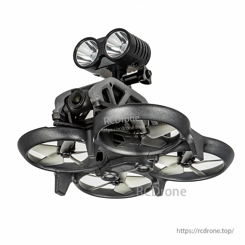 StartRC Drone Searchlight, Matches GOPRO adapter or other accessories with 1/4 screw, or attaches to drone body using double-sided adhesive