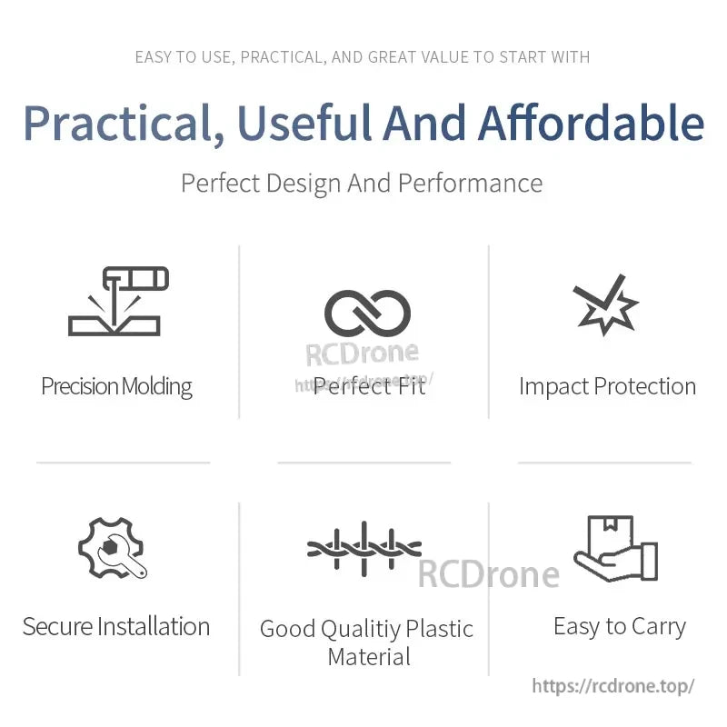 StartRC Neo Gimbal Guard, Affordable, durable gimbal guard with precise fit, impact protection, secure installation, quality plastic, and easy portability.