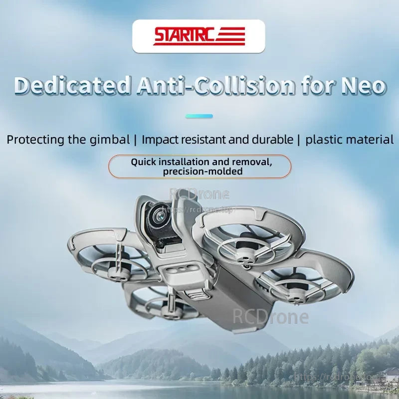 StartRC Neo Gimbal Guard, Durable plastic anti-collision guard for Neo drone, protects gimbal, easy and quick to install.
