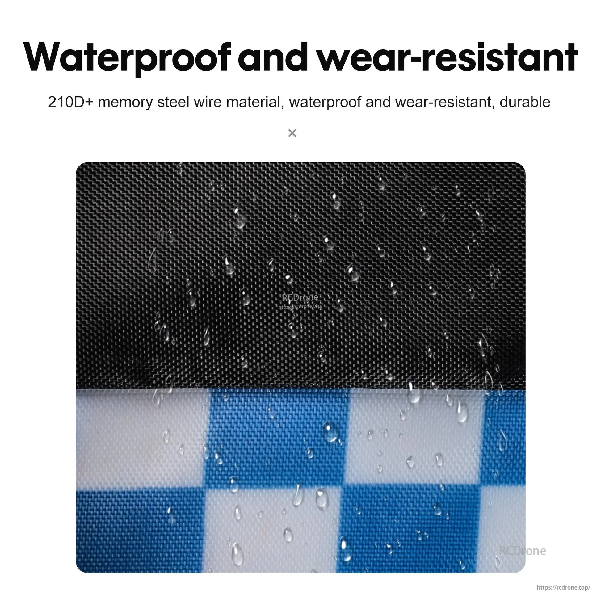 210D+ memory steel wire, waterproof and wear-resistant, perfect for durable, portable FPV racing gates.