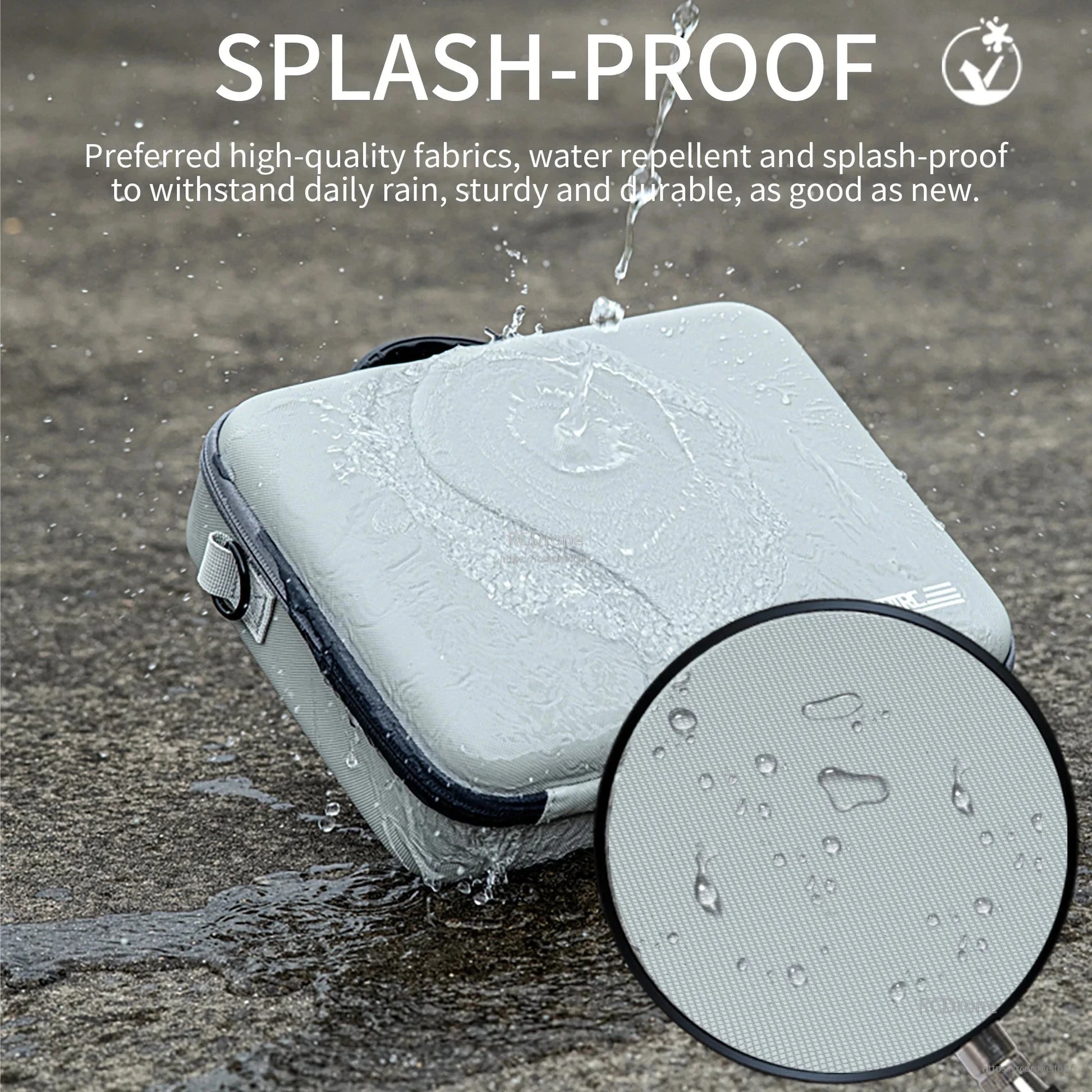 StartRC Portable Storage Bag, Splash-proof, water-repellent fabric resists daily rain, ensuring durability and long-lasting performance.