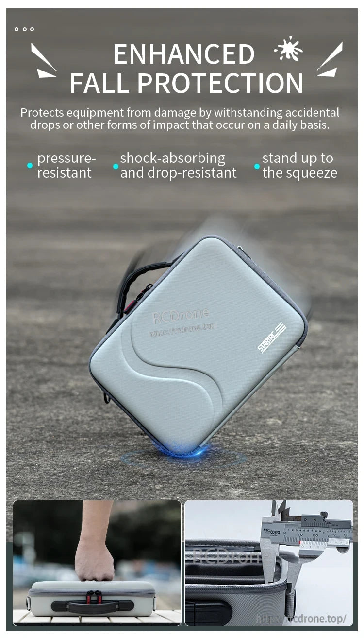 StartRC Portable Storage Bag, Durable, shock-absorbing bag with enhanced fall, pressure, and drop protection for equipment storage.