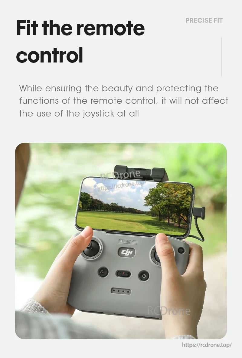 StartRC Remote Controller Protective Cover, Precise fit protective cover for DJI remote control, maintains functionality and aesthetics.