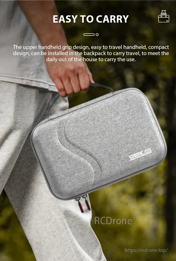 StartRC Shoulder Bag, Compact, lightweight design with handheld grip, ideal for daily use and travel.