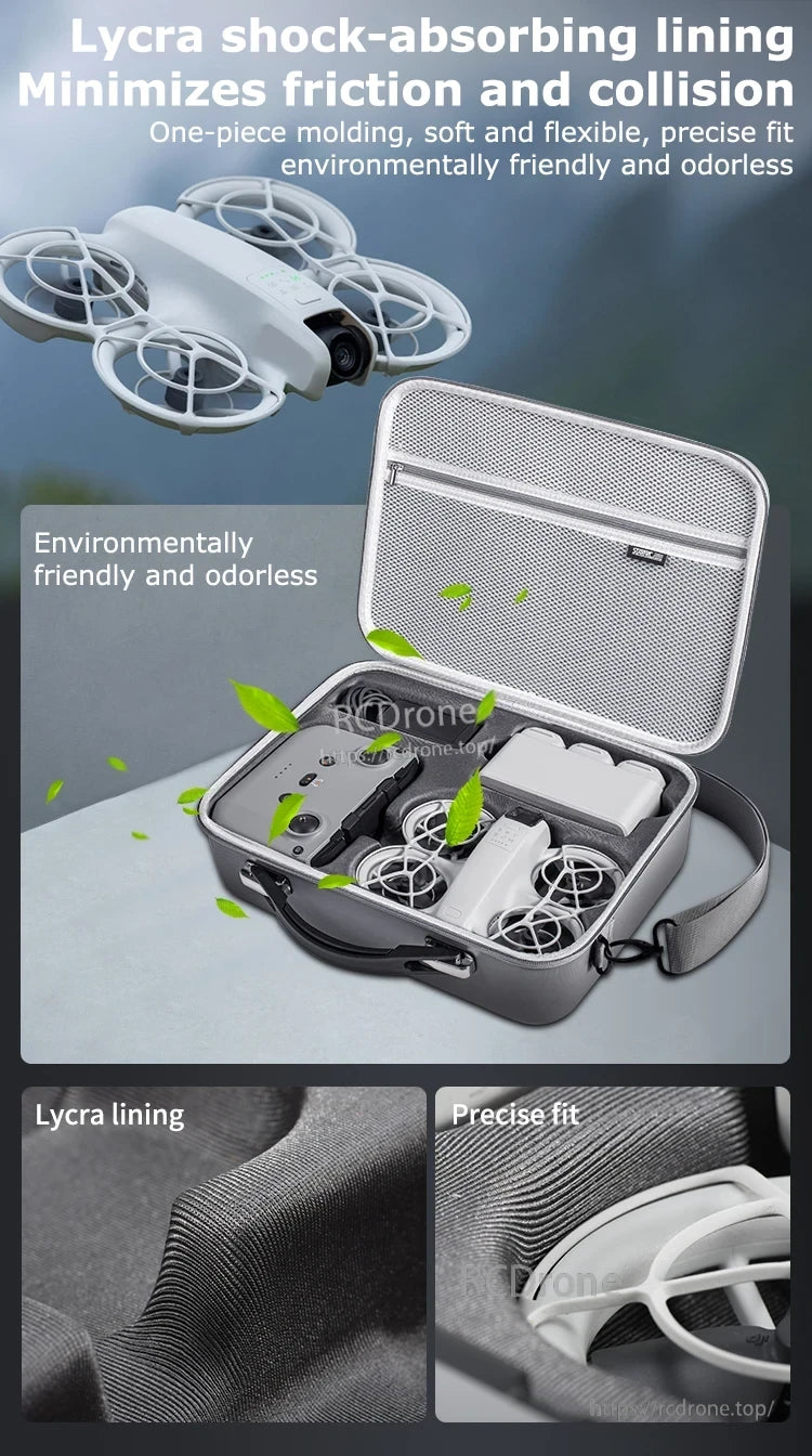 StartRC Shoulder Bag, Soft and flexible lining minimizes friction and collision for a precise fit