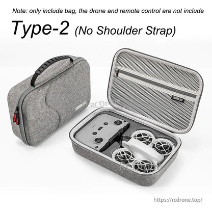 StartRC Shoulder Bag, Type-2 bag for DJI Neo, no shoulder strap, includes storage case