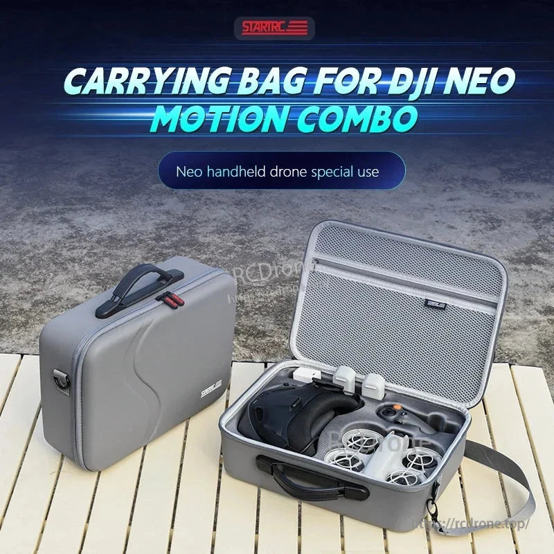 StartRC STARTRC Travel Shoulder Bag, Carrying bag for DJI Neo Motion Combo, grey hard shell case