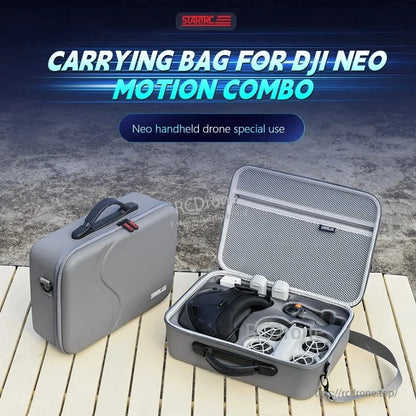 StartRC STARTRC Travel Shoulder Bag, Carrying bag for DJI Neo Motion Combo, grey hard shell case