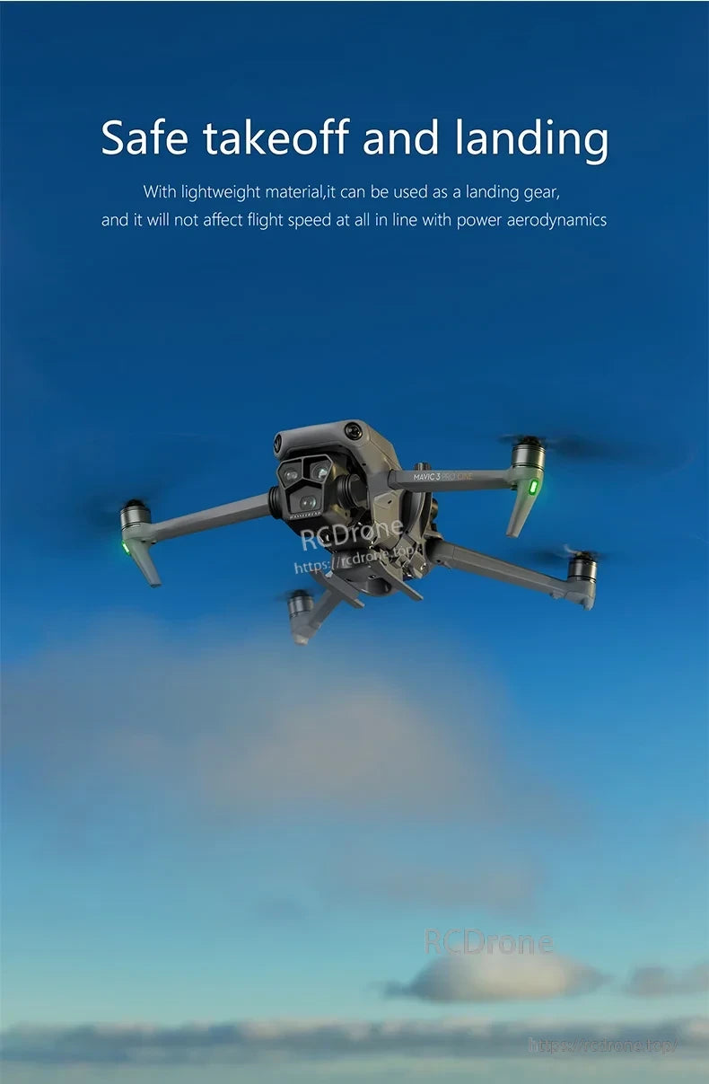 StartrC 3‑in‑1 Airdrop, Safe takeoff and landing with lightweight landing gear, no flight speed impact