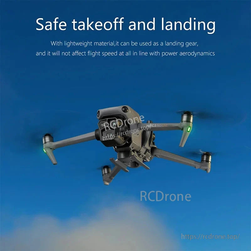 StartrC 3‑in‑1 Airdrop, Safe takeoff and landing with lightweight landing gear,不影响 flight speed, optimized for aerodynamics.